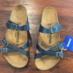 Birkenstock Shoes | Birkenstock Franca Blue Asst Hs | Poshmark